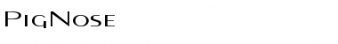 Download PigNose Font Download PigNose Font