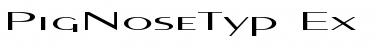Download PigNoseTyp Ex Font Download PigNoseTyp Ex Font