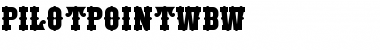 Download PilotPointWBW Font Download PilotPointWBW Font