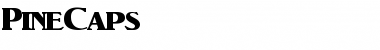 Download PineCaps Font Download PineCaps Font