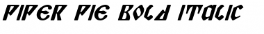 Download Piper Pie Bold Italic Font Download Piper Pie Bold Italic Font