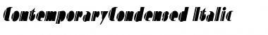 Download ContemporaryCondensed Font Download ContemporaryCondensed Font
