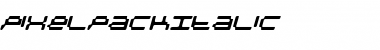 Download PixelpackItalic Font Download PixelpackItalic Font