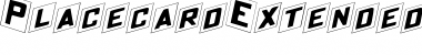 Download PlacecardExtended Font Download PlacecardExtended Font