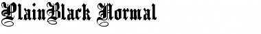 Download PlainBlack Font Download PlainBlack Font