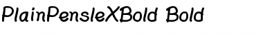 Download PlainPensleXBold Font Download PlainPensleXBold Font