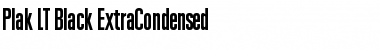 Download Plak LT BlackExtraCondensed Font Download Plak LT BlackExtraCondensed Font