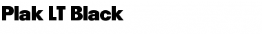 Download Plak LT Black Font Download Plak LT Black Font