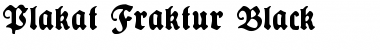 Download Plakat-Fraktur Font Download Plakat-Fraktur Font