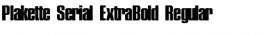 Download Plakette-Serial-ExtraBold Font Download Plakette-Serial-ExtraBold Font