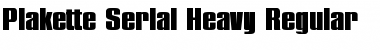 Download Plakette-Serial-Heavy Font Download Plakette-Serial-Heavy Font