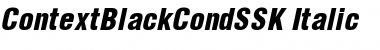 Download ContextBlackCondSSK Font Download ContextBlackCondSSK Font