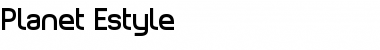 Download Planet Estyle Font Download Planet Estyle Font