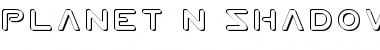 Download Planet N Shadow Font Download Planet N Shadow Font