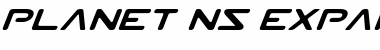 Download Planet NS Expanded Italic Font Download Planet NS Expanded Italic Font