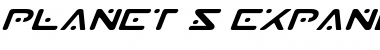 Download Planet S Expanded Italic Font Download Planet S Expanded Italic Font
