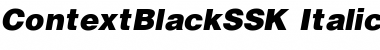 Download ContextBlackSSK Font Download ContextBlackSSK Font