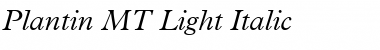 Download Plantin MT Light Font Download Plantin MT Light Font