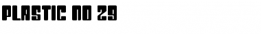 Download Plastic No.29 Font Download Plastic No.29 Font