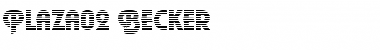 Download Plaza02 Becker Font Download Plaza02 Becker Font