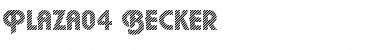 Download Plaza04 Becker Font Download Plaza04 Becker Font