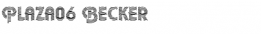 Download Plaza06 Becker Font Download Plaza06 Becker Font
