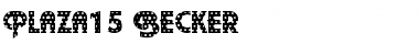 Download Plaza15 Becker Font Download Plaza15 Becker Font