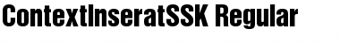 Download ContextInseratSSK Font Download ContextInseratSSK Font