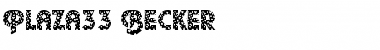 Download Plaza33 Becker Font Download Plaza33 Becker Font