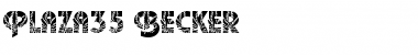 Download Plaza35 Becker Font Download Plaza35 Becker Font