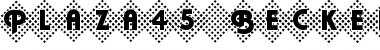 Download Plaza45 Becker Font Download Plaza45 Becker Font