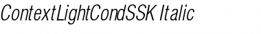Download ContextLightCondSSK Font Download ContextLightCondSSK Font