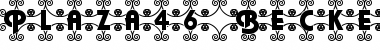 Download Plaza46 Becker Font Download Plaza46 Becker Font