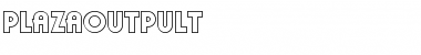 Download PlazaOutPUlt Font Download PlazaOutPUlt Font