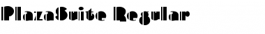 Download PlazaSuite Font Download PlazaSuite Font