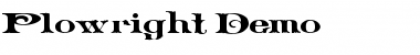 Download Plowright Demo Font Download Plowright Demo Font