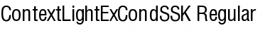 Download ContextLightExCondSSK Font Download ContextLightExCondSSK Font