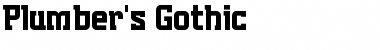 Download Plumber's Gothic Font Download Plumber's Gothic Font