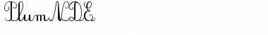 Download PlumNDE Font Download PlumNDE Font