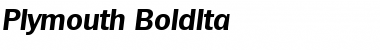 Download Plymouth-BoldIta Font Download Plymouth-BoldIta Font