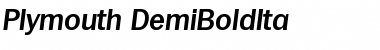 Download Plymouth-DemiBoldIta Font Download Plymouth-DemiBoldIta Font
