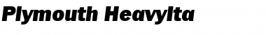 Download Plymouth-HeavyIta Font Download Plymouth-HeavyIta Font