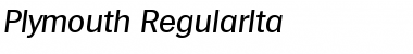Download Plymouth-RegularIta Font Download Plymouth-RegularIta Font