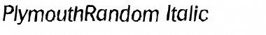 Download PlymouthRandom Font Download PlymouthRandom Font
