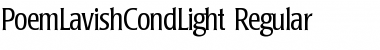 Download PoemLavishCondLight Font Download PoemLavishCondLight Font