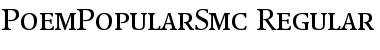 Download PoemPopularSmc Font Download PoemPopularSmc Font