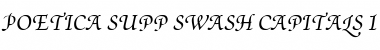 Download Poetica SuppSwashCapsI Font Download Poetica SuppSwashCapsI Font