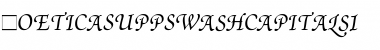 Download PoeticaSuppSwashCapitalsI Font Download PoeticaSuppSwashCapitalsI Font