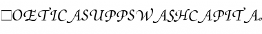 Download PoeticaSuppSwashCapitalsII Font Download PoeticaSuppSwashCapitalsII Font
