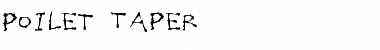 Download Poilet Taper Font Download Poilet Taper Font